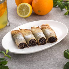 Блины с маковой начинкой
