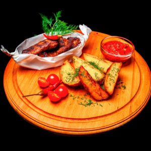 Грудинка свиная с картофелем по-деревенски