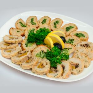 Рулет рыбный с овощами
