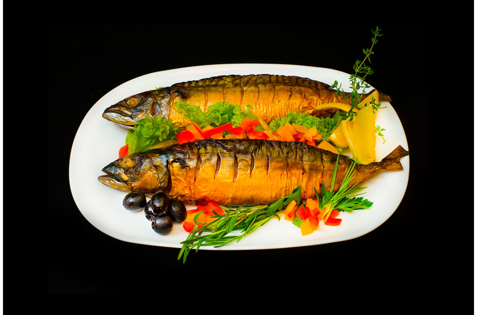 Скумбрия с овощами