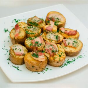 Картофель запеченный с беконом