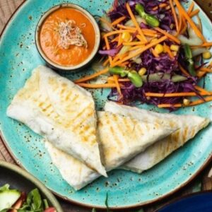 Лаваш с сыром и овощами от Green Food Cafe