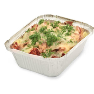 Спагетти с мясом и шампиньонами