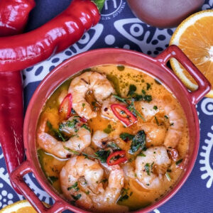 Чакапули из креветок