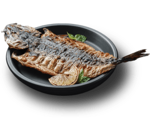 Скумбрия на мангале целая (300г)