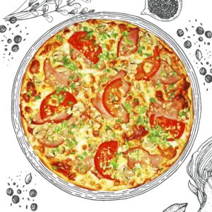 Пицца Калифорнийский коктейль