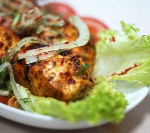 Шашлык из куриного филе