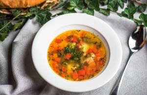 Суп с бараниной и овощами