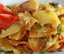 Картофель по-домашнему с грибами