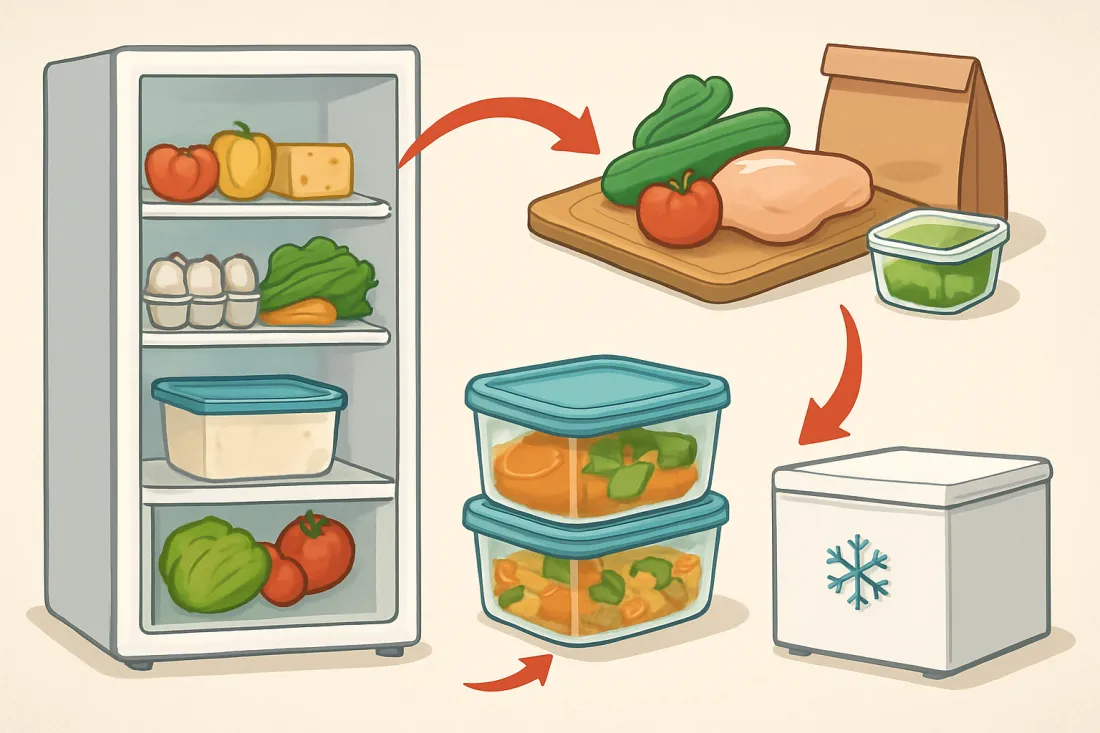 Как хранить продукты чтобы готовить дома было выгоднее: схема расположения и ключевых элементов